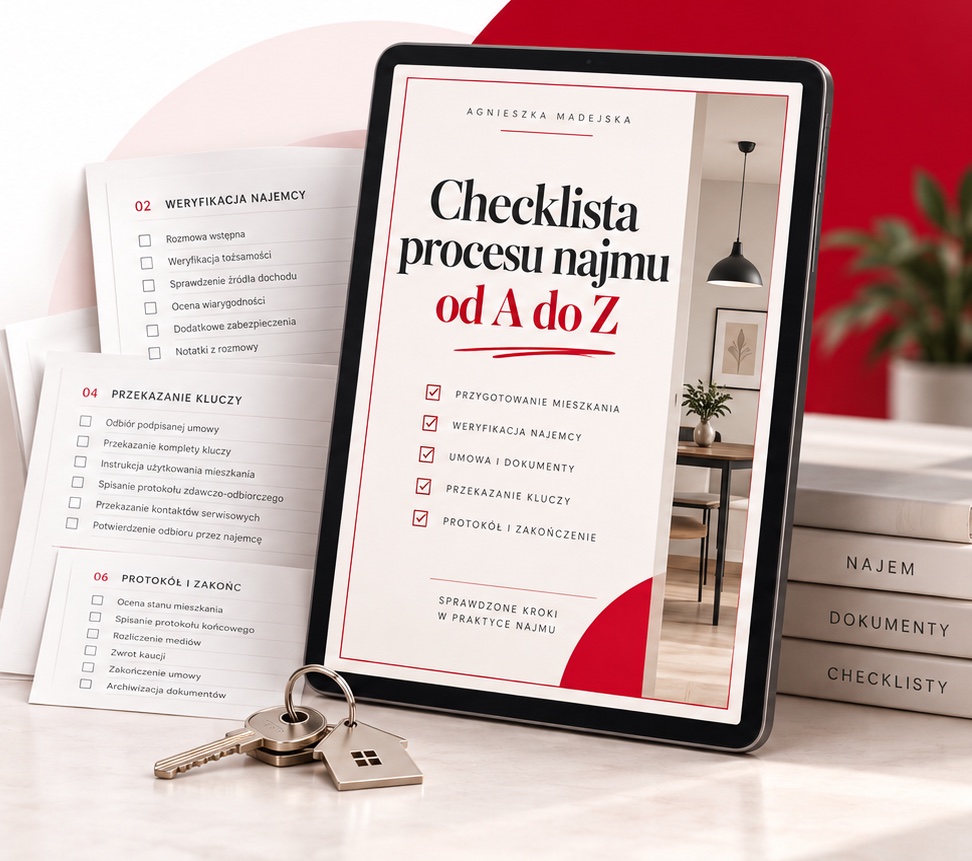 Checklista procesu najmu od A do Z