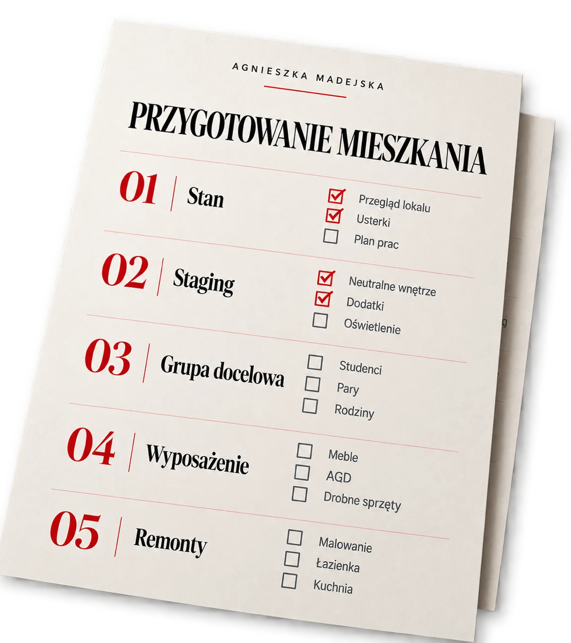 Checklista procesu: Jak skutecznie przygotować mieszkanie do wynajmu